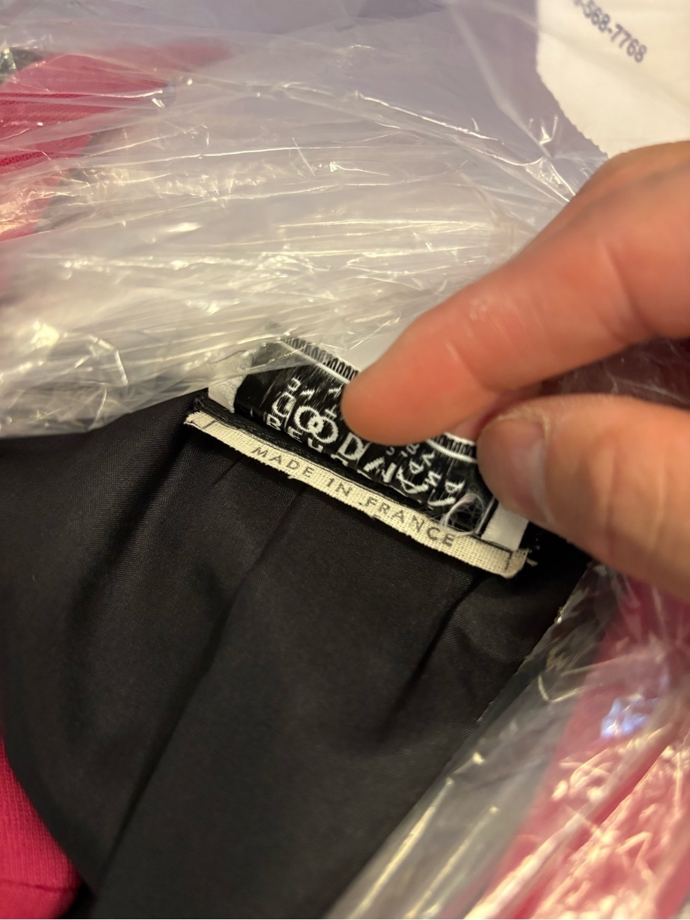 CHANEL 90s Black and Barbie Pink Wool Knit Jacket FR 36 US 4 Karl Lagerfeld - Picture 10 of 14